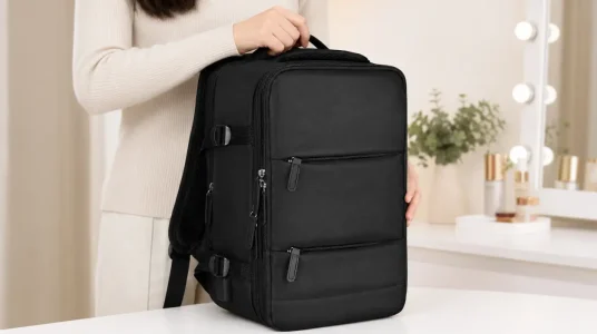 Mochila de viaje T-LOVENDO.ES para cabina de avión, ideal como equipaje de mano bajo el asiento con puerto USB