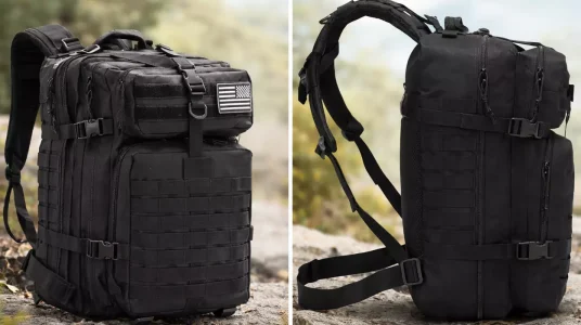 Mochila táctica con soporte para carga pesada con sistema Molle
