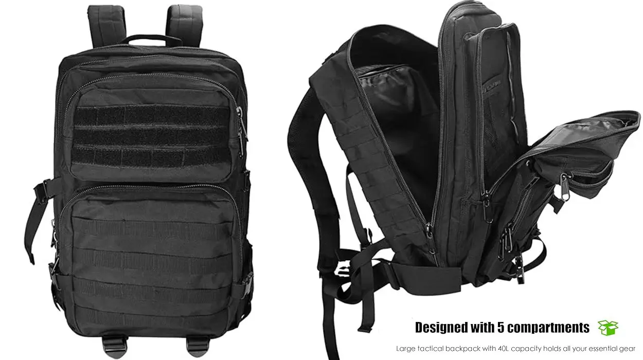 Mochila táctica Procase Molle de 40 litros barata