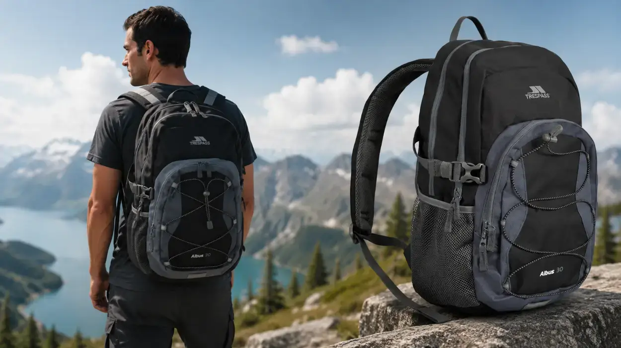 Solución para tus aventuras: mochila Trespass Albus con múltiples bolsillos y 30 l de capacidad
