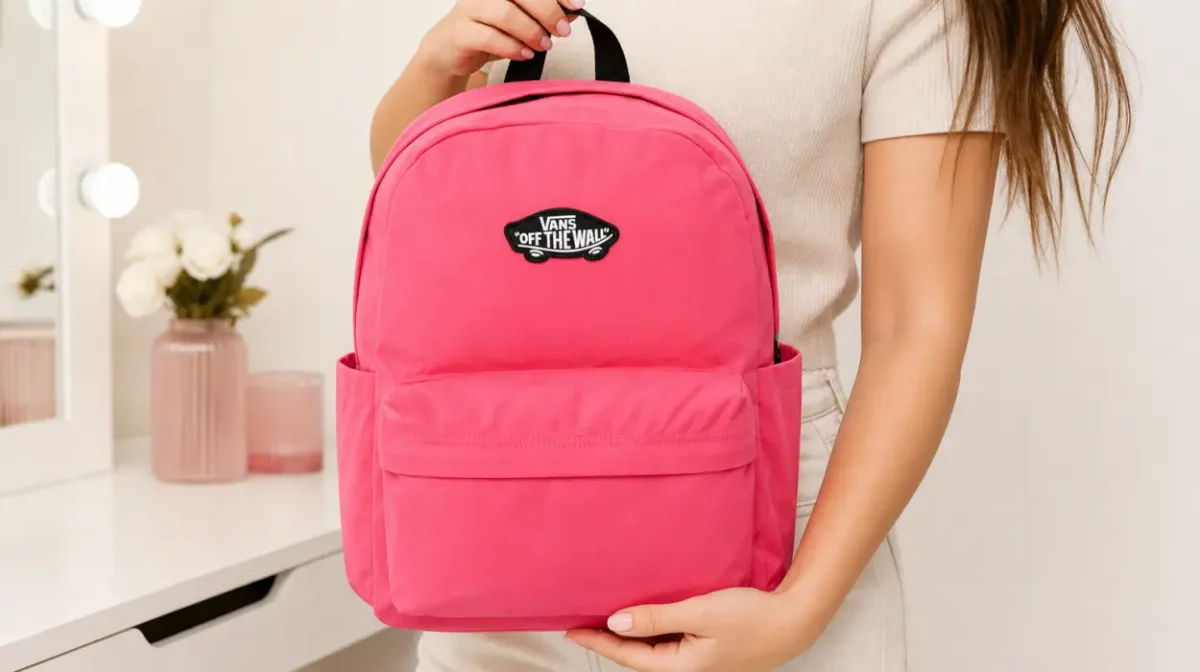Mochila Vans Old Skool Grom unisex en rosa o azul