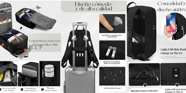 Mochila de viaje para cabina Ruosien oferta