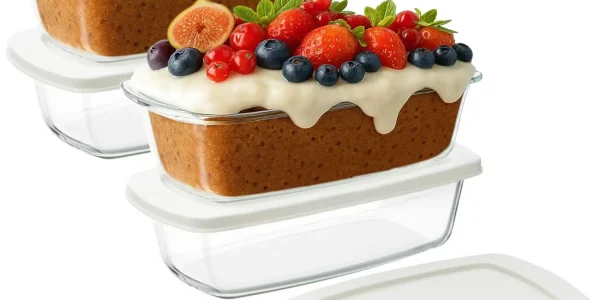 Chollo moldes para horno y microondas navaris en vidrio de borosilicato