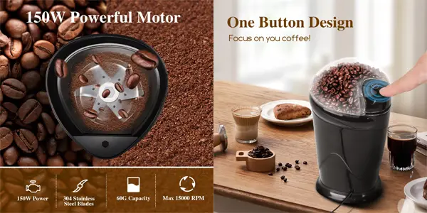 Molinillo de café eléctrico Aigostar