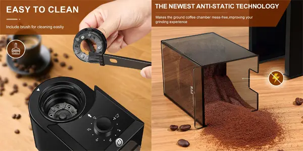 Molinillo de café eléctrico KIRAINAFLYº