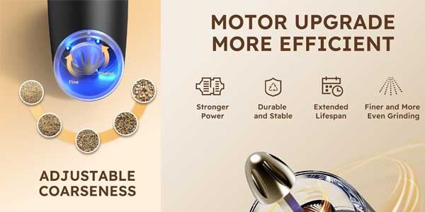 Molinillos eléctricos Sangcon gravity oferta
