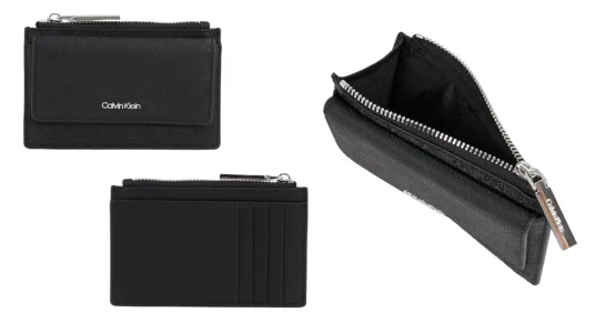 monedero tarjetero Calvin Klein Must Zip Flap para mujer