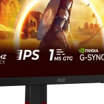Monitor gaming AOC 24G4ZR de 24" con 260Hz, HDR10 y altura ajustable