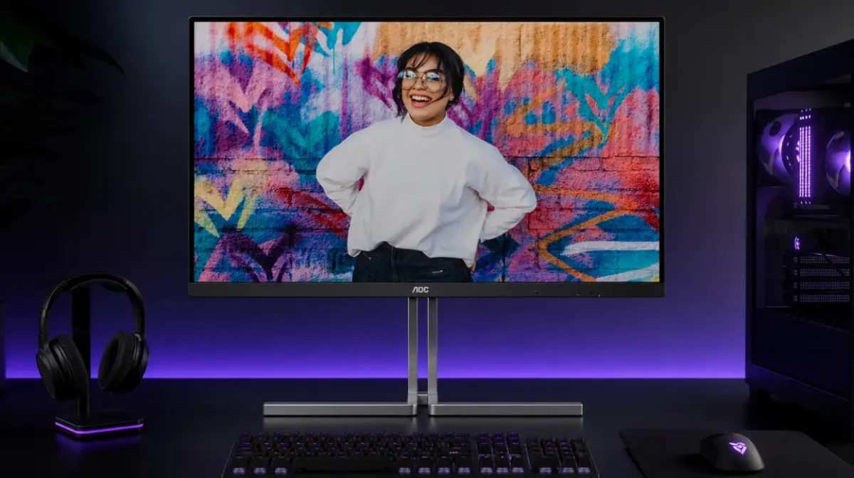 Monitor AOC U32U3CV de 32" con panel Nano IPS, HDR400 y altura ajustable