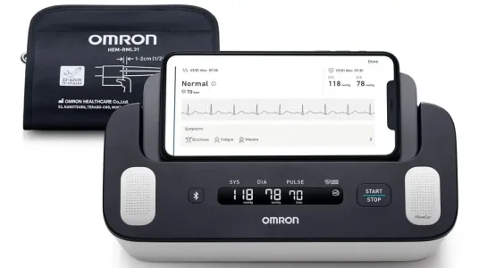 Monitor de presión arterial inteligente OMRON Complete