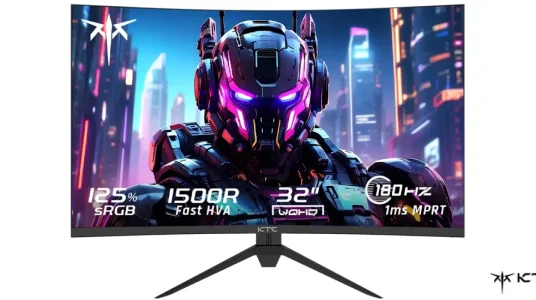 Monitor gaming curvo KTC H32S17 QHD 180 Hz de 32"