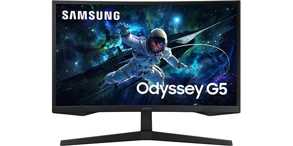 Monitor curvo gaming Samsung Odyssey G5 de 27" WQHD