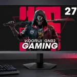 Monitor KOORUI de 27" para gaming con 240Hz y 1ms de respuesta