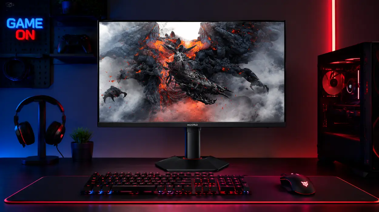 Monitor Gaming KOORUI G2511E 24.5" Full HD con 320Hz y altura ajustable