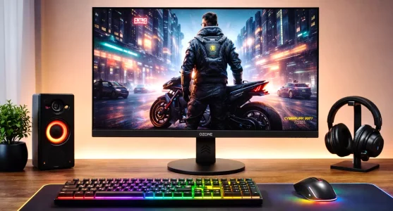 Monitor gaming Ozone de 24" Full HD con 144 Hz, 1 ms de respuesta, FreeSync y G-Sync