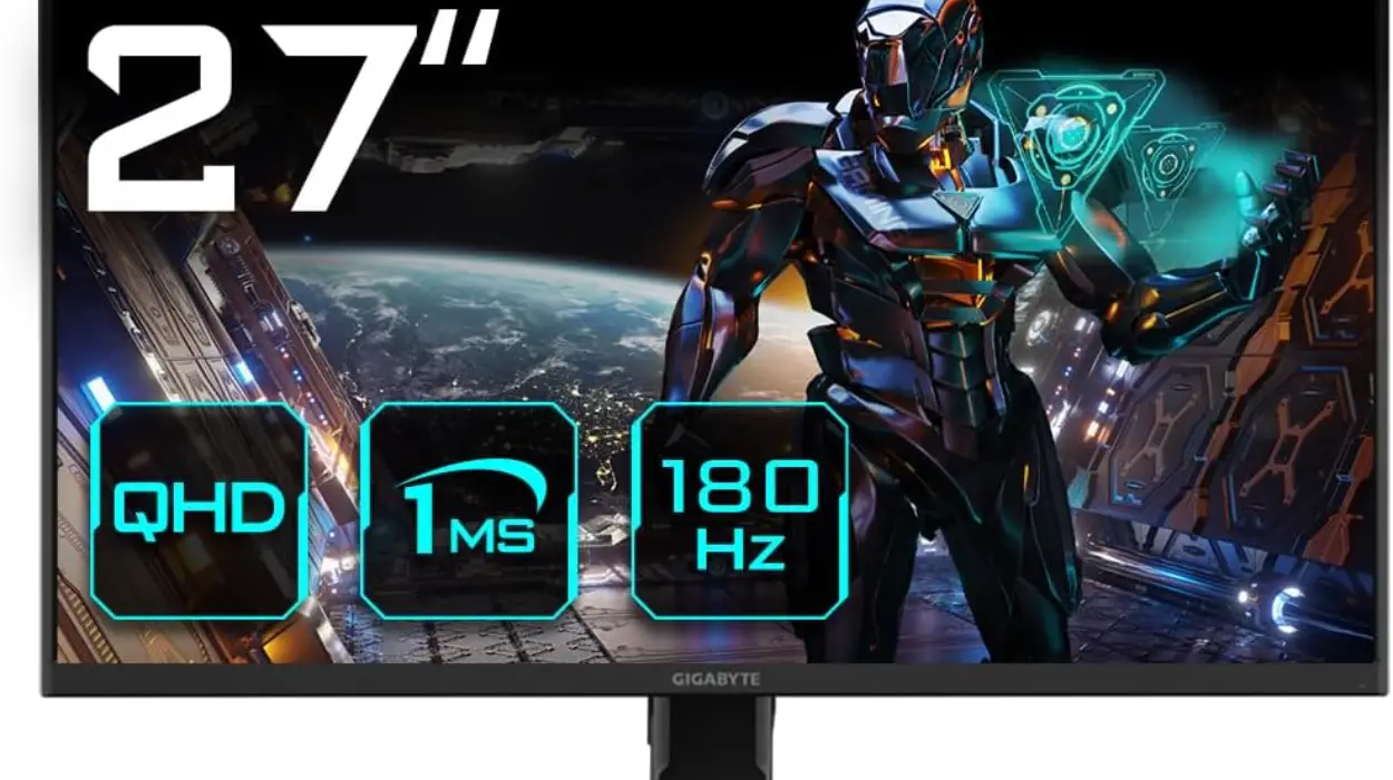 Gaming de nivel con el Monitor LED Gigabyte GS27QA de 27" con resolución QHD y 180Hz