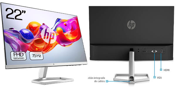 Monitor HP M22f Full HD de 22"