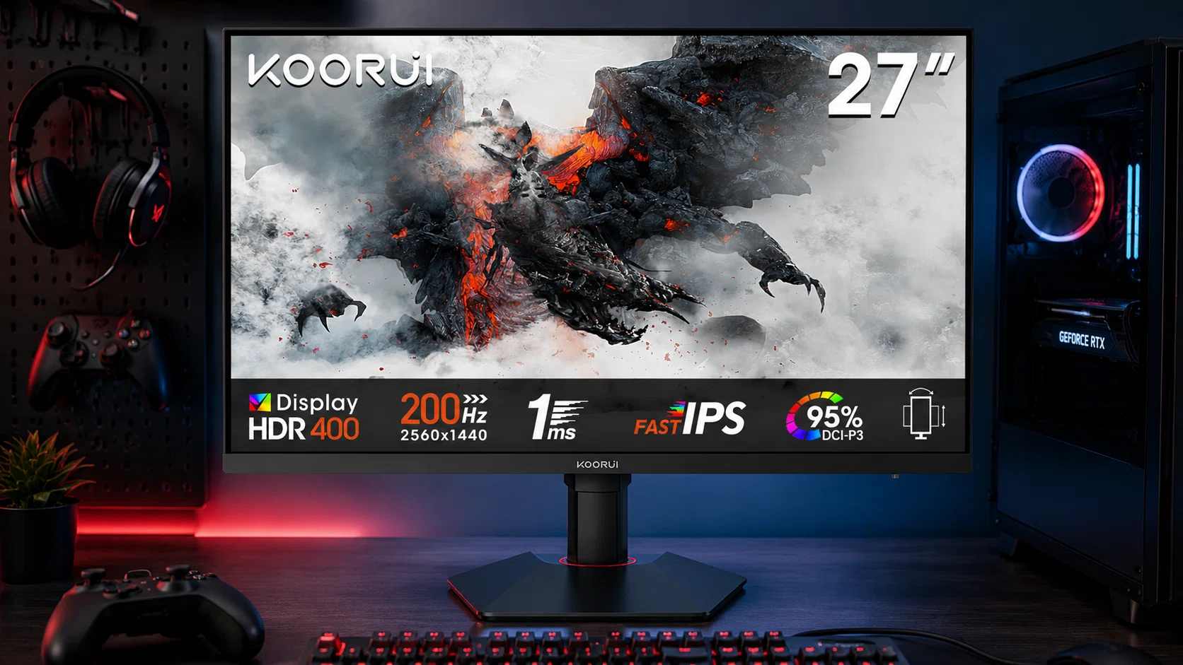 Monitor Gaming KOORUI G2722P