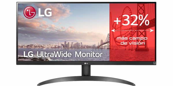 Monitor ultrapanorámico LG UltraWide 29WP500-B de 29"