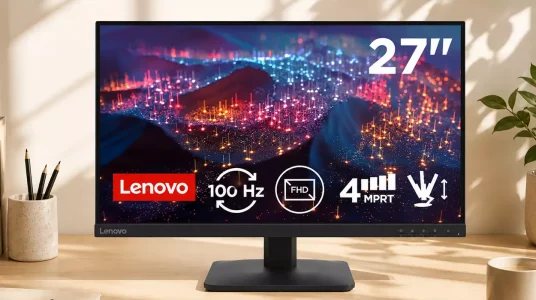 Monitor Lenovo L27-4e de 27 pulgadas Full HD IPS de 100 Hz