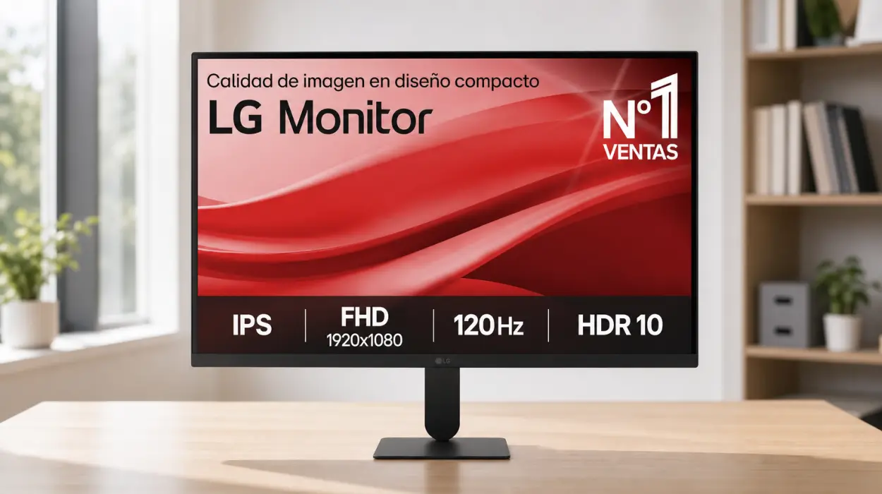 Monitor LG 27U411A-B de 27" con panel IPS y 120 Hz