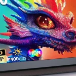 Monitor portátil MOMODS de 15.6" con pantalla IPS 1080P FHD y conectividad USB-C/HDMI para PC, PS5 y más