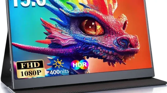 Monitor portátil MOMODS de 15.6" con pantalla IPS 1080P FHD y conectividad USB-C/HDMI para PC, PS5 y más