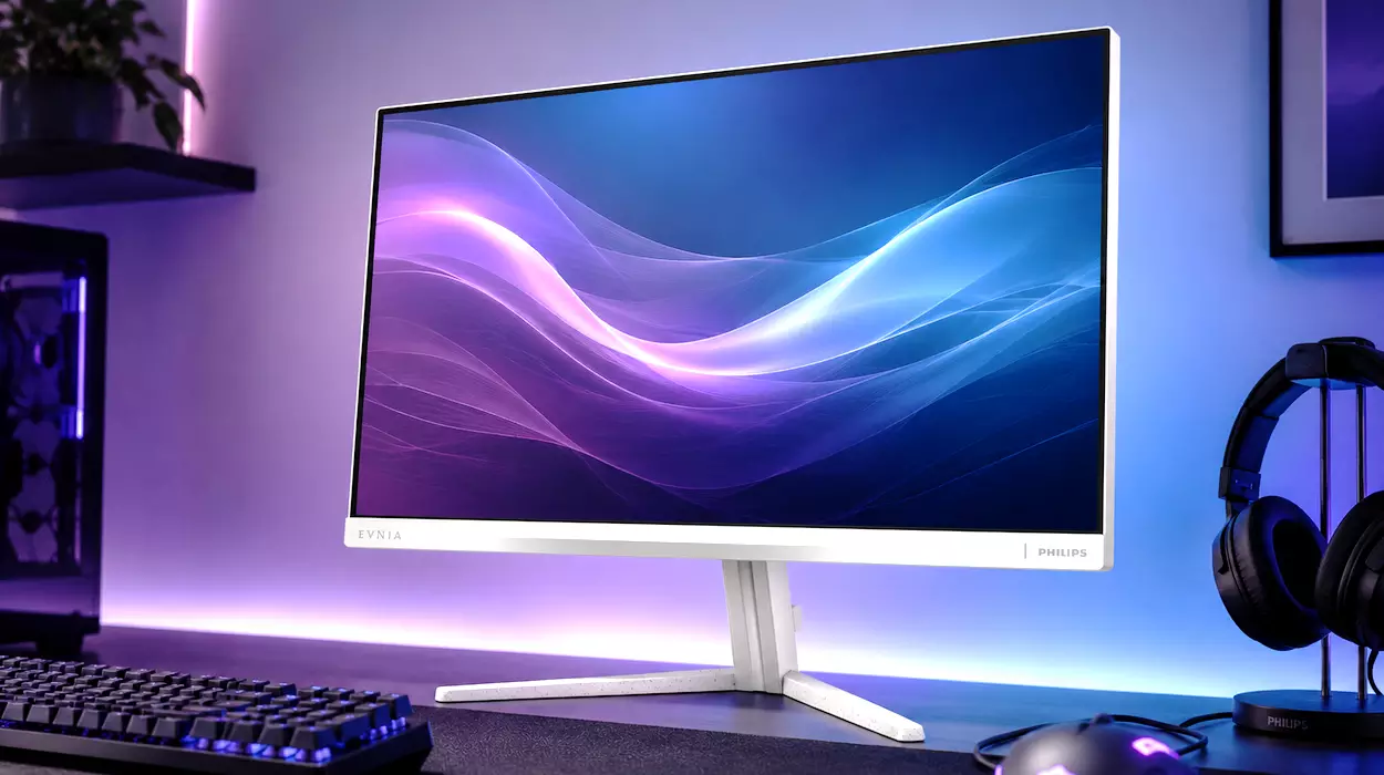 Juego ultra rápido con el monitor gaming Philips Evnia 24": 260Hz, 1ms, HDR10 y Adaptive Sync