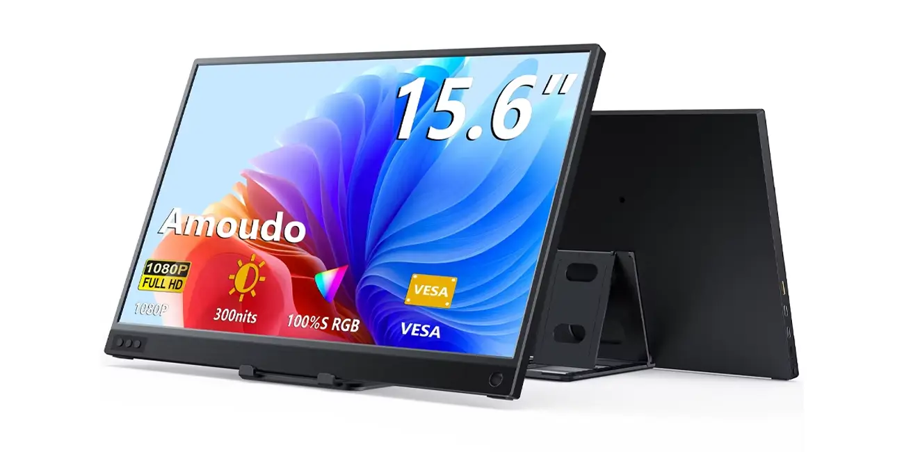 Monitor portátil Amoudo FHD de 15.6"
