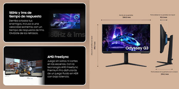 Monitor Samsung Odyssey G3 G30D FHD