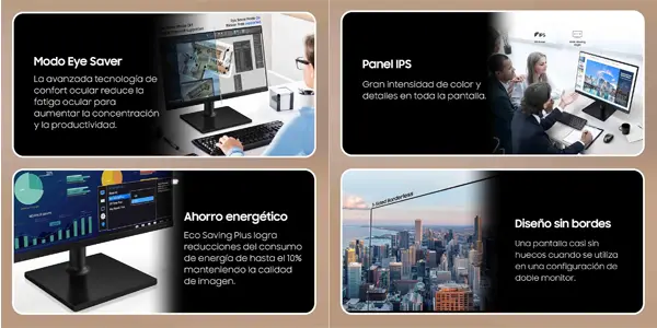 Monitor Samsung S30GD Essential FHD de 24"