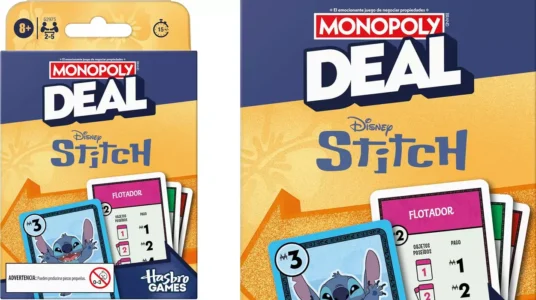 Juego de Cartas Monopoly Deal: Edición Disney Stitch