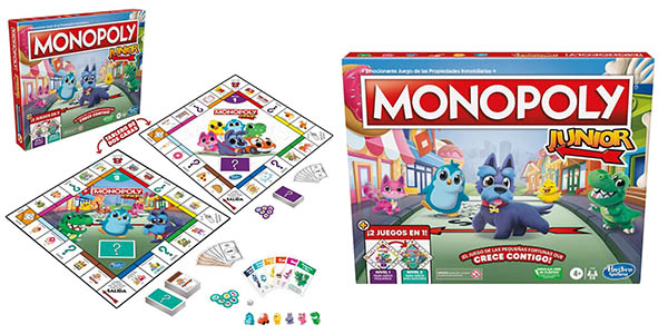 Monopoly Junior Hasbro 2 en 1 chollo