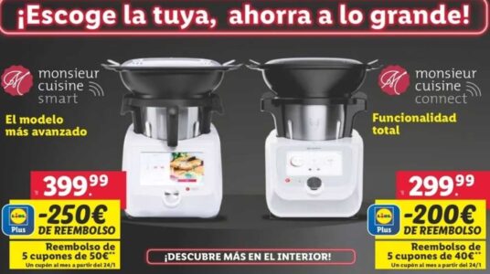 Monsieur Cuisine Smart o Connect rebajados cupones reembolso Lidl