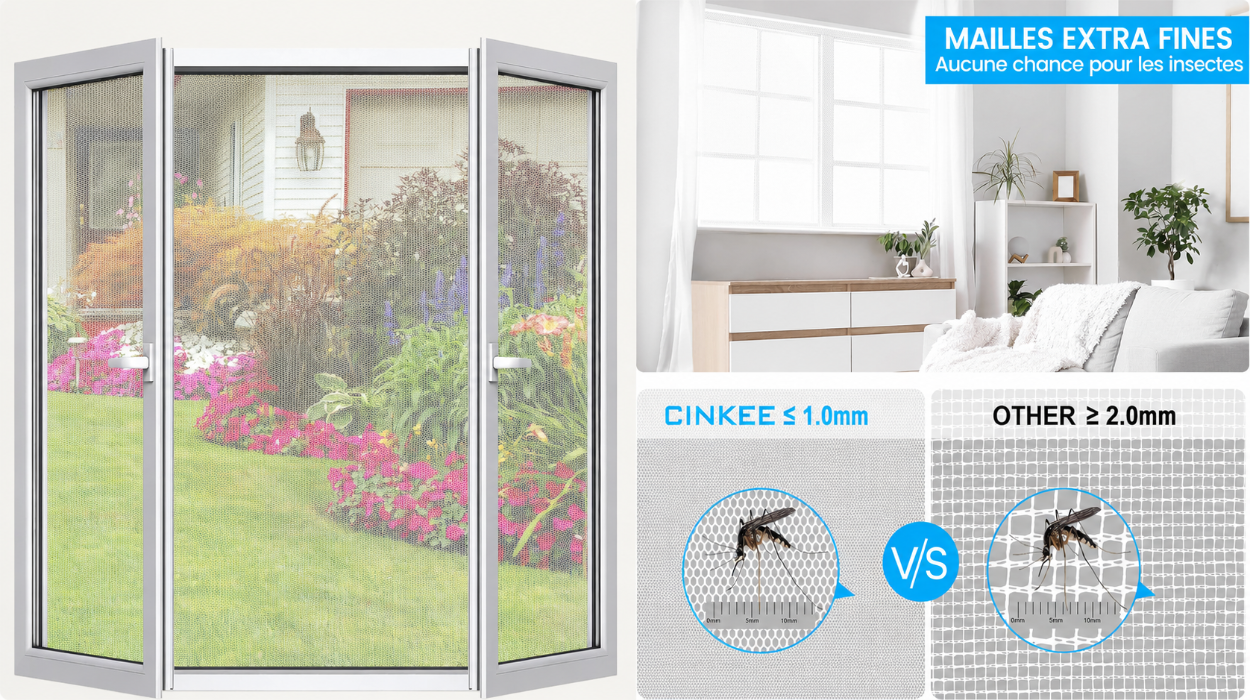 Mosquitera Cinkee para ventana