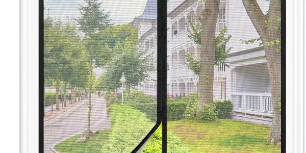 Chollo mosquitera de puerta magnética de 90 x 210 cm