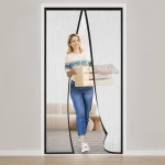 Mosquitera magnética Meet Beauty para puertas con cierre automático, 140 x 210 cm