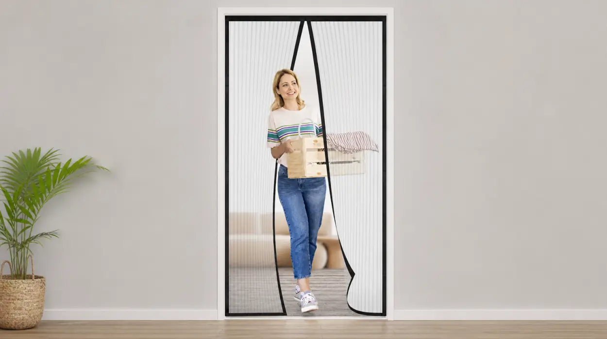 Mosquitera magnética Meet Beauty para puertas de 140 x 210 cm