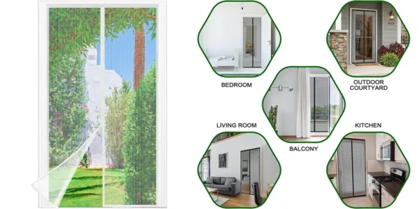 Cortina mosquitera para puertas Berssen