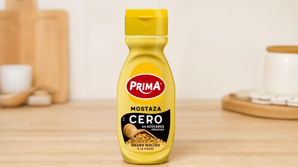 Mostaza Prima Cero de 265 g sin azúcares añadidos