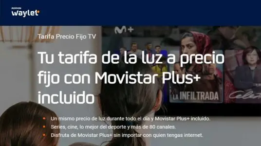 Waylet incluye Movistar + en tarifa de la luz