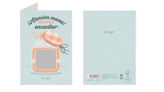 Mr. Woderful postal rasca-rasca atención mamá esto te va a encantar
