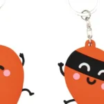 Chollo mr. wonderful - set de 2 llaveros - corazón y corazón bandido