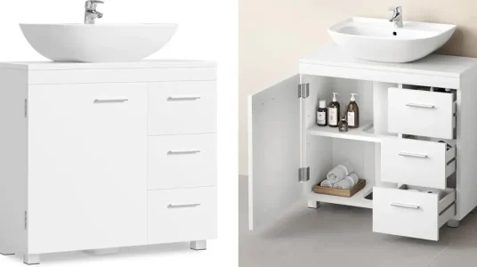 Mueble de baño bajo VASAGLE