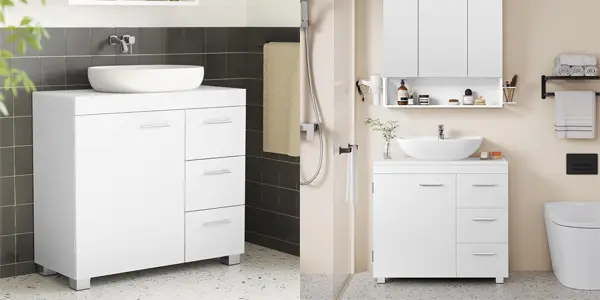 Mueble de baño bajo VASAGLE
