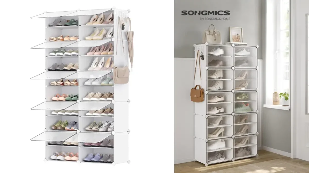 Mueble zapatero grande Songmics con 10 compartimentos