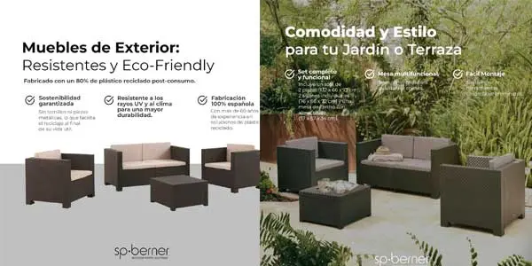muebles de jardín SP Berner Diva oferta