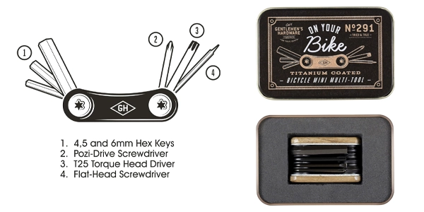multiherramienta para bicicletas Gentlemen’s Hardware oferta