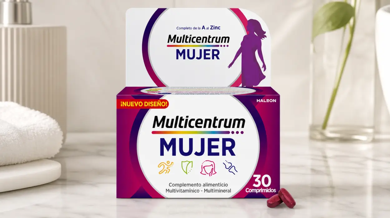 Multicentrum Mujer: multivitamínico con 30 comprimidos