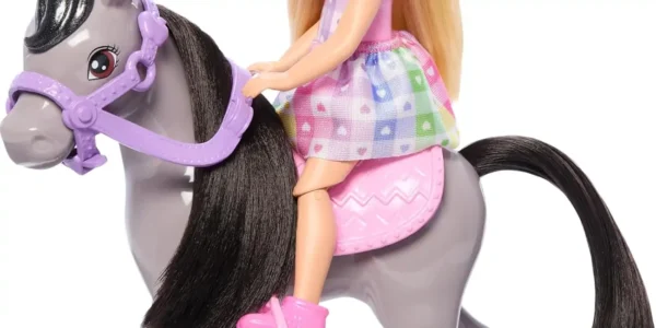Chollo muñeca barbie chelsea y su poni